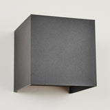 Moderne Außenwandleuchte aus Anthrazit 