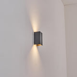 Moderne LED-Außenwandleuchte in Anthrazit 