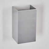 Moderne silberne Außenwandleuchte 