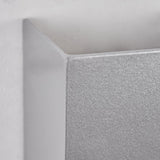 Moderne silberne Außenwandleuchte 