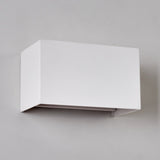 Moderne weiße Außenwandleuchte 