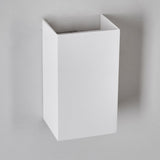 Minimalistische weiße LED-Außenwandleuchte 