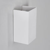 Minimalistische weiße LED-Außenwandleuchte 