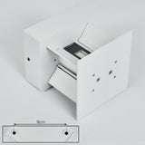 Moderne weiße LED-Außenwandleuchte 