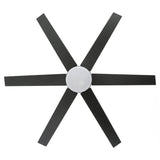 60" Volga DC Motor 6 Blades Modern Downrod Mount Ceiling Fan with Remote Control