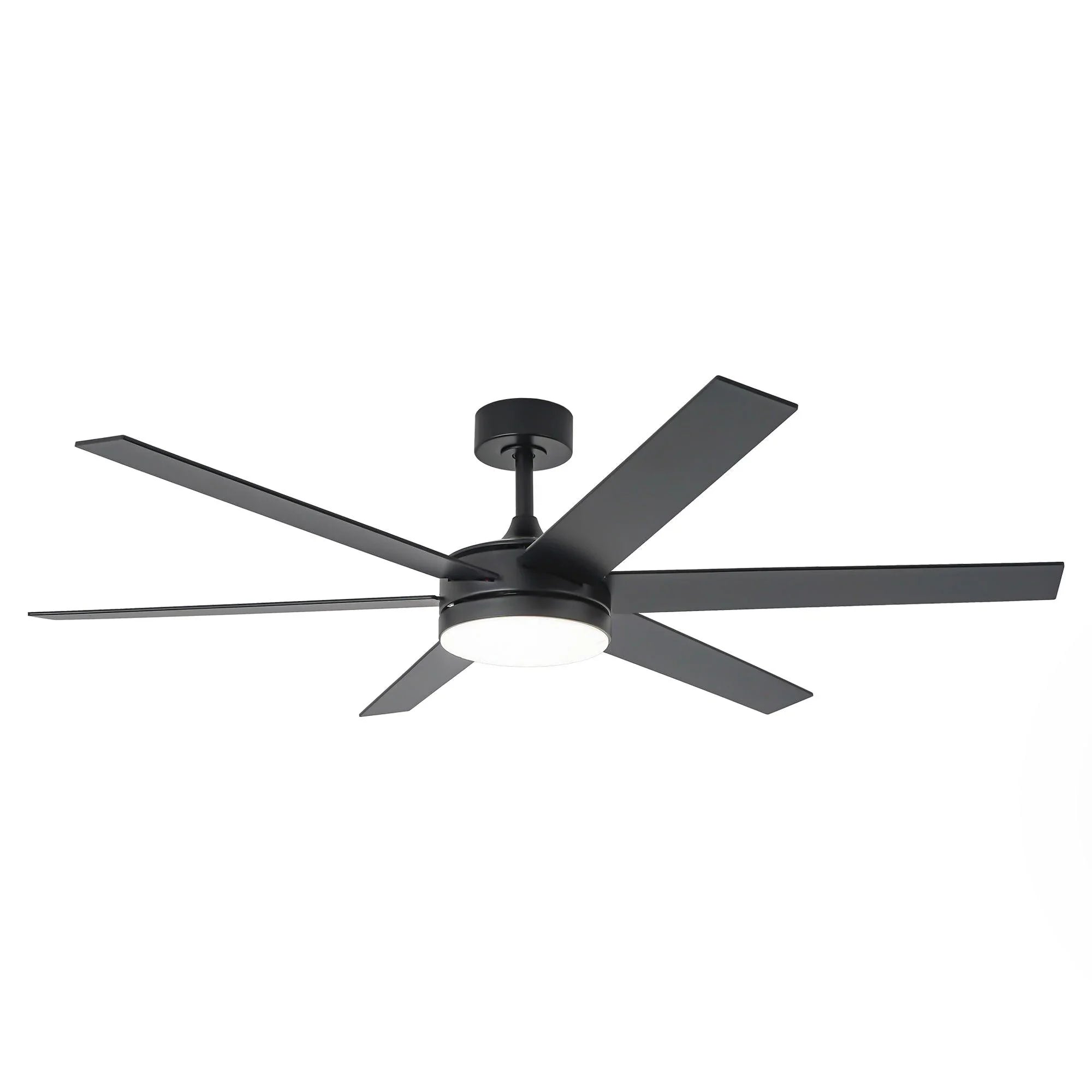 152cm (60") Volga DC Motor 6-Flügel Moderner Deckenventilator mit Stangenmontage und Fernbedienung 