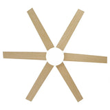 60" Volga DC Motor 6 Blades Modern Downrod Mount Ceiling Fan with Remote Control