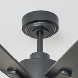 72 Inch Elbe Modern Downrod Mount Ceiling Fan with Light and Remote Control