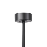 84 Inch 100 Inch Black HVLS Fan LED Large Ceiling Fan with Remote Control