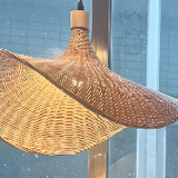 Boho Rattan Deckenleuchte – Naturinspirierte Deckenlampe für moderne Räume 