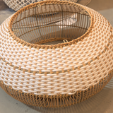 Rattan-Deckenleuchte – Geflochtenes Boho-Design für Wohnzimmer & Schlafzimmer 