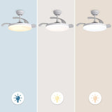 Raydon Ultra-Quiet DC Motor Ceiling Fan Ø106 cm with Retractable Blades and LED Light