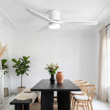 Solana Silent Deckenventilator 132 cm (52") mit LED-Licht 