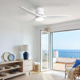 Solana Silent Deckenventilator 132 cm (52") mit LED-Licht 