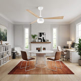Kala geräuschloser Deckenventilator 132 cm (52") mit LED-Licht 