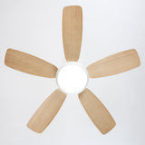 Ella Silent Deckenventilator 106 cm (42") mit 5 Flügeln und LED-Licht 