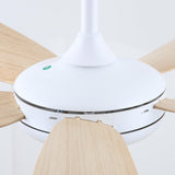 Ella Silent Deckenventilator 106 cm (42") mit 5 Flügeln und LED-Licht 