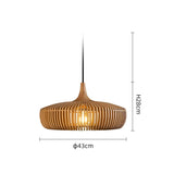 Natürliche Holz-Pendelleuchten, Deckenleuchten für die Kücheninsel 