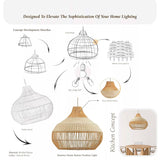 Beatrice Rattan Pendant Light