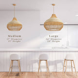 Beatrice Rattan Pendant Light