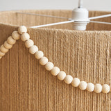 Bohemian Vintage Hemp Rope Chandelier Dining Room Ceiling Light