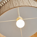 Bohemian Vintage Hemp Rope Chandelier Dining Room Ceiling Light