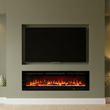 1067mm 42" EF42R Built-In Electric Fire with 13 Flame Colors Wall Mounted Electric Fire 750/1500W