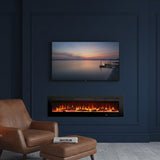 1829mm 72" EF72R Built-In Electric Fire Hole in the Wall Electric Fire with 13 Flame Colors 750W/1500W