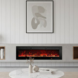 1829mm 72" EF72R Built-In Electric Fire Hole in the Wall Electric Fire with 13 Flame Colors 750W/1500W