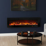 1524mm 60" EF60R Built-In Electric Fire Hole in the Wall  Electric Fire with 13 Flame Colors
