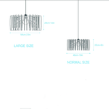 Handgefertigte Pendelleuchte aus Holz im Mid-Century-Modern-Stil 