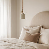 Gloria Keramik-Plissee-Pendelleuchte 