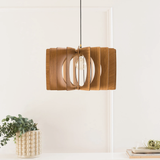 Handmade Modern Wooden Ceiling Light for Kitchen
