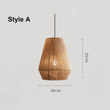 Hanfseil-Pendelleuchte B&amp;B Balkon Kreative Lampenschirm 