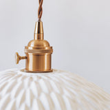 Hope Keramik-Pendelleuchte mit Struktur 