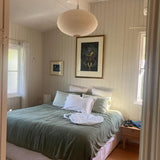 DIXON Oval Ø 60 cm Linen Pendant Light Scandinavian Japandi Natural Lighting Fixture