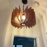 Handmade Modern Wooden Ceiling Light for Kitchen