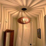 Handmade Modern Wooden Pendant Light Scandinavian Style for Kitchen Island