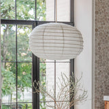 LABU Linen Pendant Light Ø 60 cm Scandinavian Japandi Natural Ceiling Light