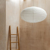 DOME Oval Ø 60 cm Linen Pendant Light Scandinavian Japandi Natural Ceiling Light
