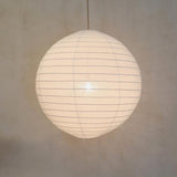 Handcrafted LUNA Ø 50 cm Off-White Linen Pendant Light Shade Scandinavian Japandi Natural Lighting Fixture