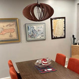 Handmade Modern Wooden Pendant Light Scandinavian Style for Kitchen Island