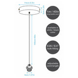 Handmade Modern Wooden Ceiling Light for Kitchen