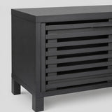 Noxen 115''/292 cm TV-Ständer fürs Wohnzimmer mit 36''/91 cm eingelassenem Elektrokamin 