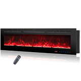 1524mm 60" EF60R Built-In Electric Fire Hole in the Wall  Electric Fire with 13 Flame Colors