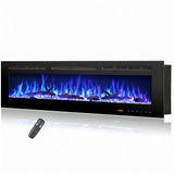 1524mm 60" EF60R Built-In Electric Fire Hole in the Wall  Electric Fire with 13 Flame Colors