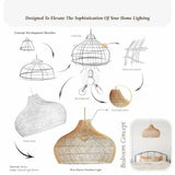 Kloe Rattan-Pendelleuchte 