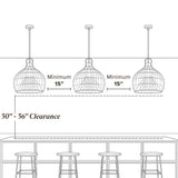 Santana Rattan-Pendelleuchte 
