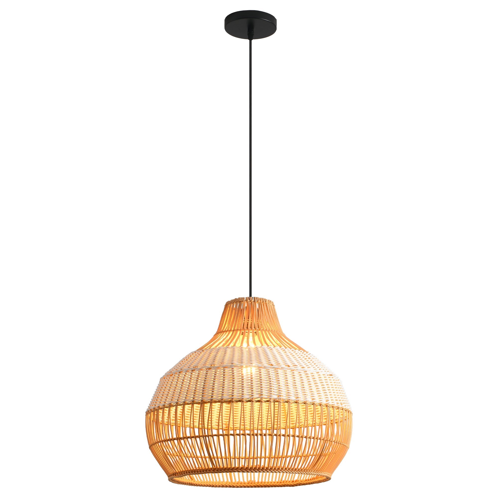 Minimalist Rattan Pendant Light Ø43cm