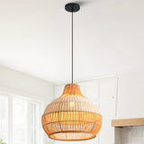 Minimalist Rattan Pendant Light Ø43cm
